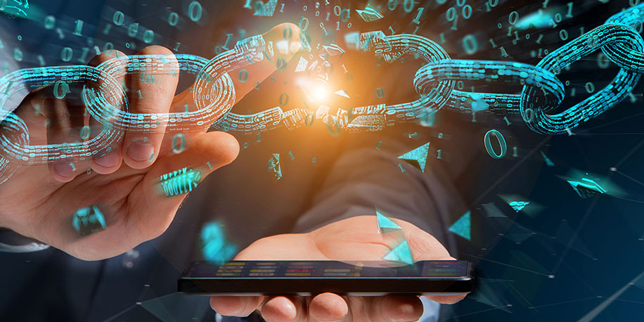 View,Of,A,Weak,Link,Of,A,Broken,Blockchain,Exploding